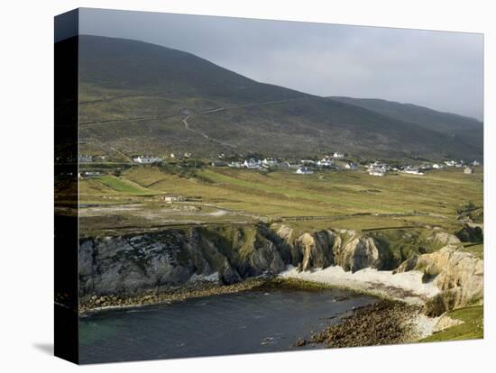Cove and Village of Ashleam, Achill Island, County Mayo, Connacht, Republic of Ireland-Gary Cook-Premier Image Canvas
