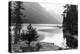 Cove view and camp scene at Lake Wenatchee, WA Photograph - Lake Wenatchee, WA-Lantern Press-Stretched Canvas