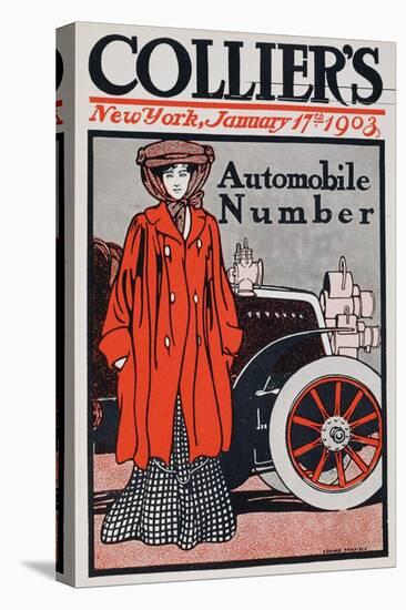 Cover Illustration for the Automobile Number, Collier's Magazine, January 17th 1903-Edward Penfield-Premier Image Canvas