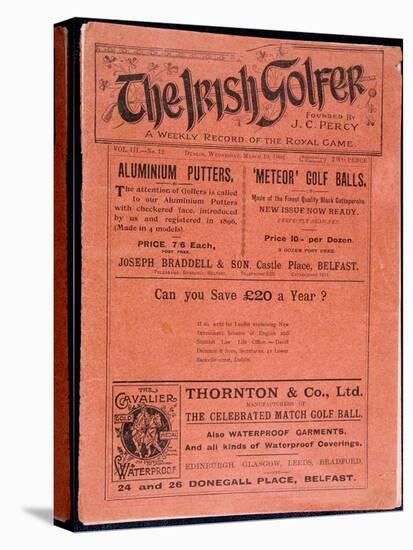 Cover of The Irish Golfer, March 19, 1902-Unknown-Premier Image Canvas