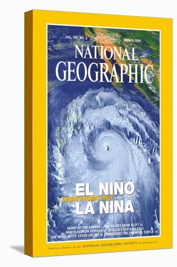 Cover of the March, 1999 National Geographic Magazine-null-Premier Image Canvas