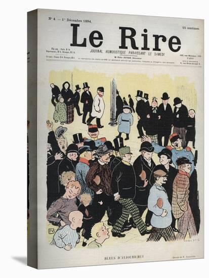 Cover of the newspaper Le Rire, n°4, 1 December 1894-Felix Edouard Vallotton-Premier Image Canvas