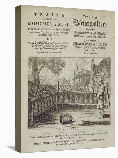 Cover of 'Traite Des Abeilles, Ou Mouches a Miel...' Printed in French and German-Dutch-Premier Image Canvas
