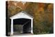 Covered bridge, Indiana, USA-Anna Miller-Premier Image Canvas