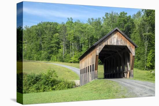 Covered bridge, Killington, Vermont, USA-Lisa S. Engelbrecht-Premier Image Canvas