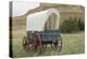 Covered Wagon Replica on the Oregon Trail, Scotts Bluff National Monument, Nebraska-null-Premier Image Canvas