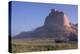 Covered Wagons on the Oregon Trail at Scotts Bluff, Nebraska, at Sunrise-null-Premier Image Canvas