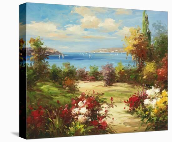 Coveside Garden-Axiano-Stretched Canvas