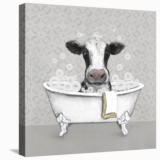 Cow Bath-Janet Tava-Stretched Canvas