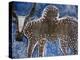 Cow on a Graveyard Headstone near an Oromo village, Ethiopia-Janis Miglavs-Premier Image Canvas