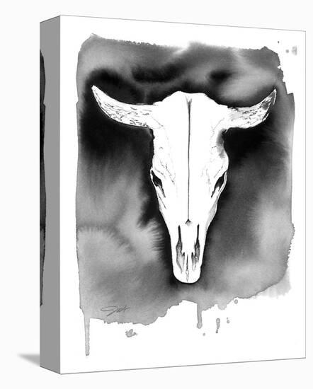 Cow Skull-Jessica Durrant-Stretched Canvas