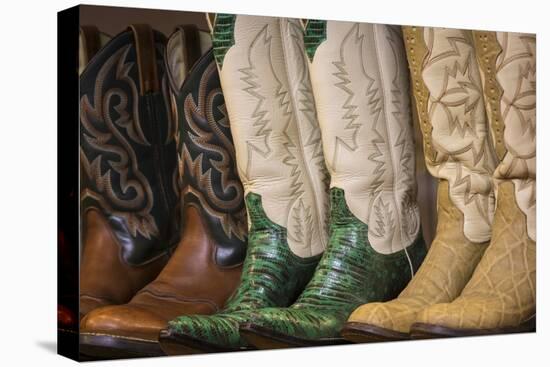 Cowboy Boots II-Kathy Mahan-Stretched Canvas