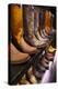 Cowboy Boots, Kemo Sabe Shop, Aspen, Colorado, USA-Walter Bibikow-Premier Image Canvas