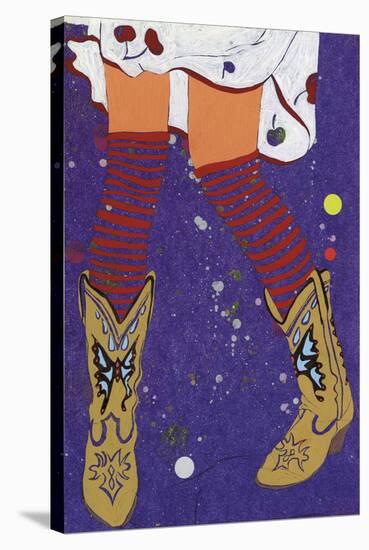Cowboy Boots-Sarah Beetson-Stretched Canvas