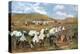 Cowboy Camp During the Roundup-Charles Marion Russell-Stretched Canvas