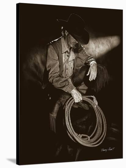 Cowboy Contemplation-Barry Hart-Stretched Canvas