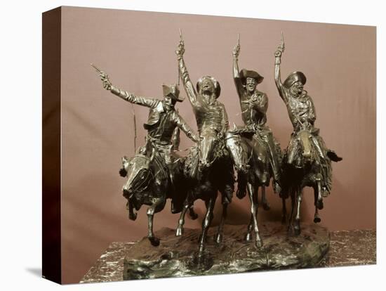 Cowboy Sculpture-Frederic Sackrider Remington-Premier Image Canvas