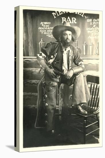 Cowboy with Beard-null-Stretched Canvas