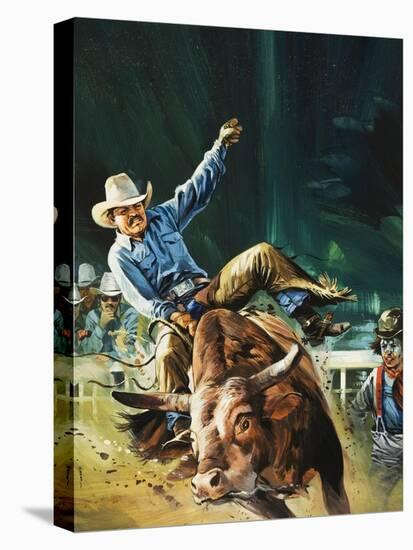 Cowboy-Gerry Wood-Premier Image Canvas