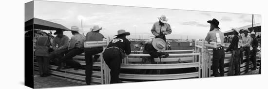 Cowboys at Rodeo, Pecos, Texas, USA-null-Stretched Canvas