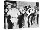 Cowboys Drinking in a Texas Saloon, C.1890-null-Premier Image Canvas