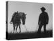 Cowboys on Long Cattle Drive from S. Dakota to Nebraska-Grey Villet-Premier Image Canvas