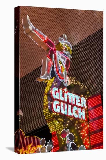 Cowgirl Glitter Gulch Neon Sign-Michael DeFreitas-Premier Image Canvas