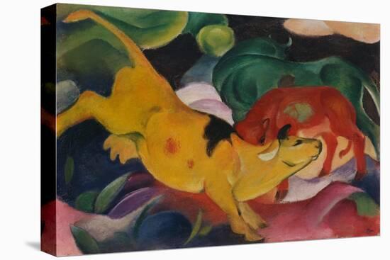 Cows Yellow, Red and Green, 1912-Franz Marc-Premier Image Canvas