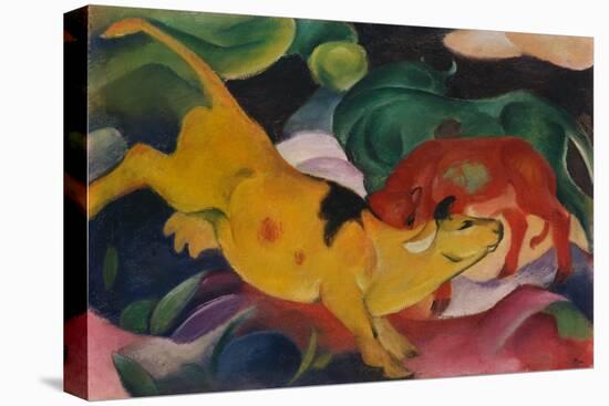 Cows Yellow-Red-Green, 1912-Franz Marc-Premier Image Canvas