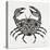 Crab in Grey-Cat Coquillette-Premier Image Canvas