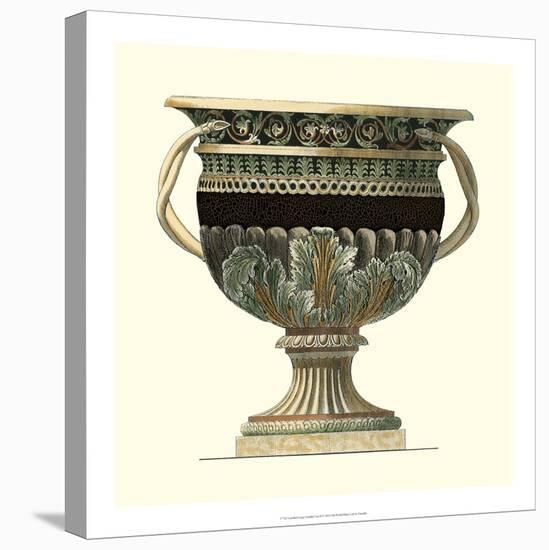 Crackled Large Giardini Urn II-Giovanni Giardini-Stretched Canvas