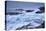 Crashing Atlantic Waves Near Godrevy Lighthouse, Cornwall, England. Winter (February)-Adam Burton-Premier Image Canvas
