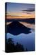 Crater Lake and Wizard Island at Dawn, Crater Lake National Park, Oregon, Usa-James Hager-Premier Image Canvas