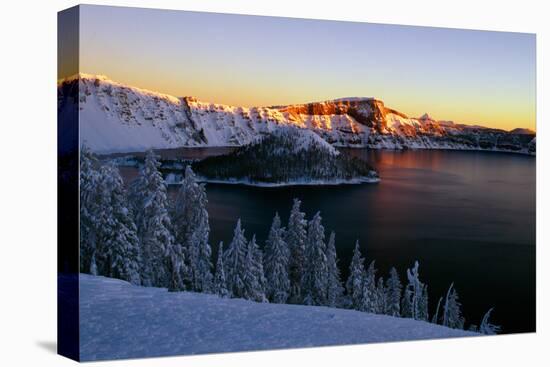 Crater Lake II-Ike Leahy-Premier Image Canvas