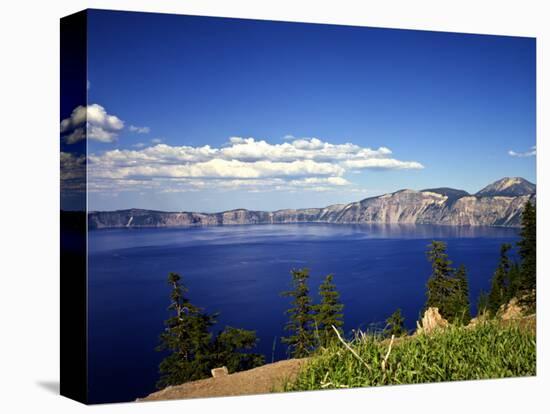 Crater Lake in Crater Lake National Park, Oregon, USA-Bernard Friel-Premier Image Canvas