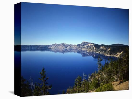 Crater Lake in Crater Lake National Park, Oregon, USA-Bernard Friel-Premier Image Canvas