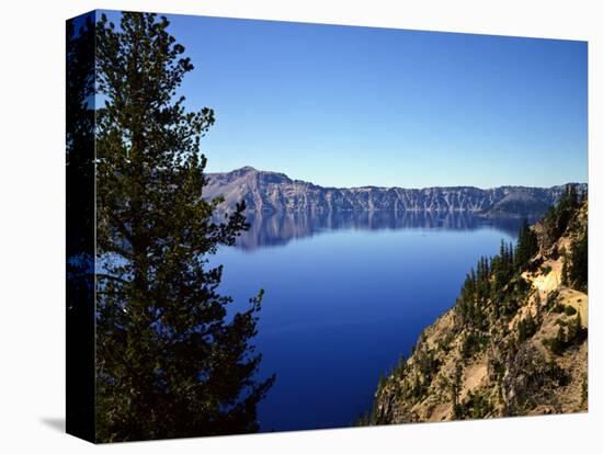 Crater Lake in Crater Lake National Park, Oregon, USA-Bernard Friel-Premier Image Canvas