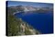 Crater Lake Showing Wizard Island (Volcanic Cone)-null-Premier Image Canvas