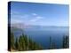 Crater Lake Shrouded in Smoke from Forest Fires, Crater Lake Nat'l Park, Southern Oregon, USA-David R. Frazier-Premier Image Canvas
