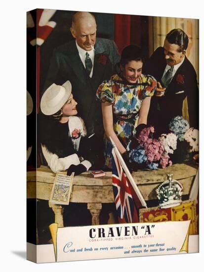 Craven a Cork-Tipped Virginia Cigarettes, 1937-null-Premier Image Canvas