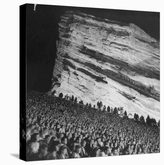 Creation Rock Dwarfs Audience during Concert Directed by Igor Stravinsky at Red Rocks Amphitheater-John Florea-Premier Image Canvas