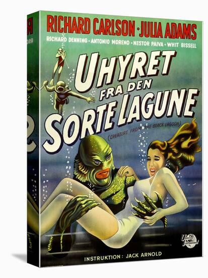 Creature from the Black Lagoon, (aka Uhyret Fra Den Sorte Lagune), Julie Adams, 1954-null-Stretched Canvas