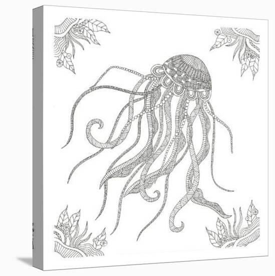 Creatures From The Deep-Pam Varacek-Stretched Canvas