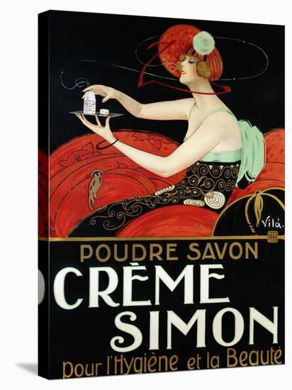 Creme Simon, ca. 1925-Vila-Stretched Canvas