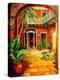 Creole Courtyard-Diane Millsap-Stretched Canvas