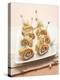Crepe Rolls Filled with Smoked Salmon-Marc O^ Finley-Premier Image Canvas