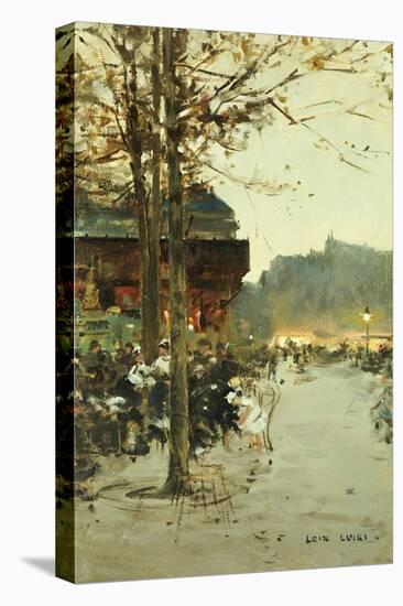 Crepuscule, Place de la Republique-Luigi Loir-Premier Image Canvas