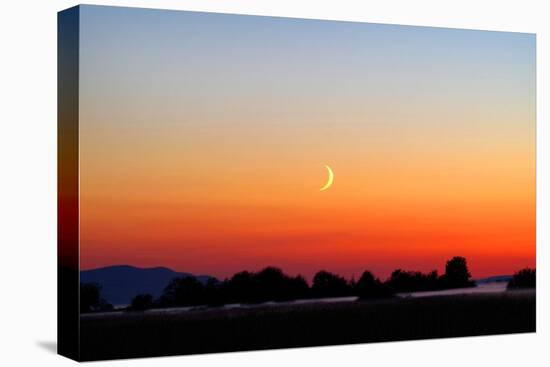 Crescent at Sunset-Douglas Taylor-Premier Image Canvas
