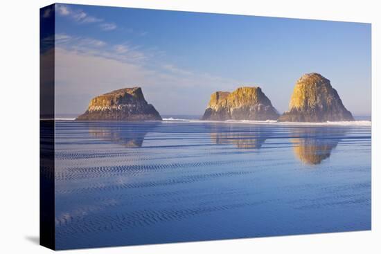 Crescent Beach along Ecola State Park, Oregon Coast, Pacific Ocean-Craig Tuttle-Premier Image Canvas