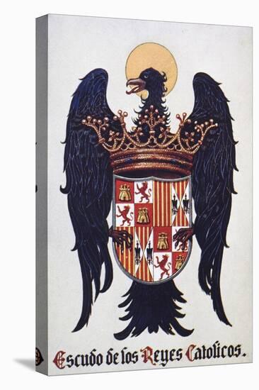 Crest of Spanish Catholic Kings-null-Premier Image Canvas